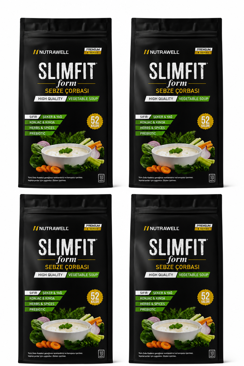 SLIMPACK Diyet Çorba 4Lü