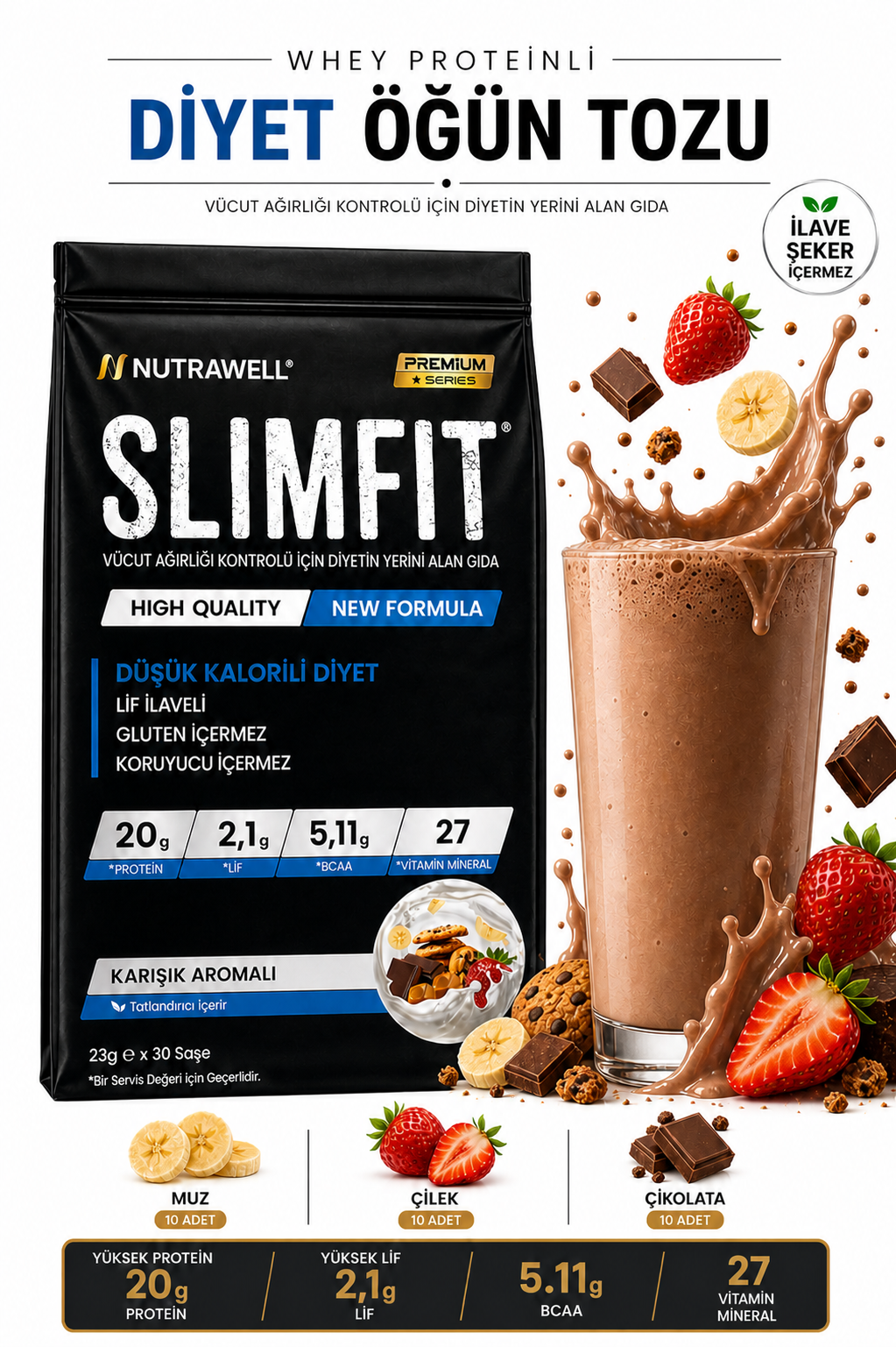 SLIMFIT Karışık Aromalı